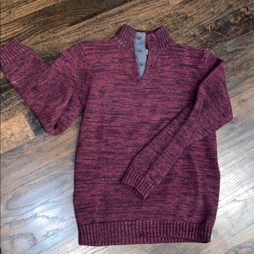 Mango burgundy kids sweater